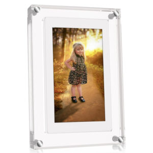 5 Inches Acrylic Digital Video Frame for Home Décor and Heartfelt Gift USB -Rechargeable