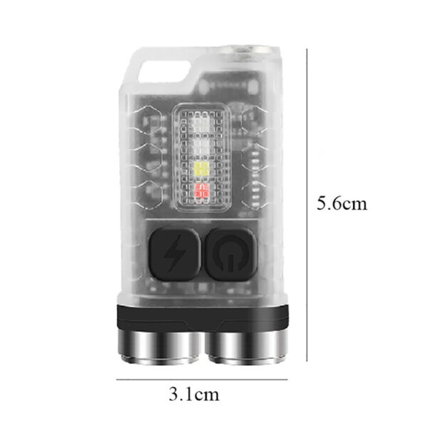 900 Lumens High Brightness Work Light Mini LED Flashlight- USB Charging_1
