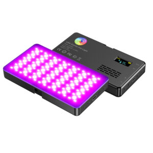 RGB LED Video Light Photography Fill Camera Lighting Panel- USB Rechargeable