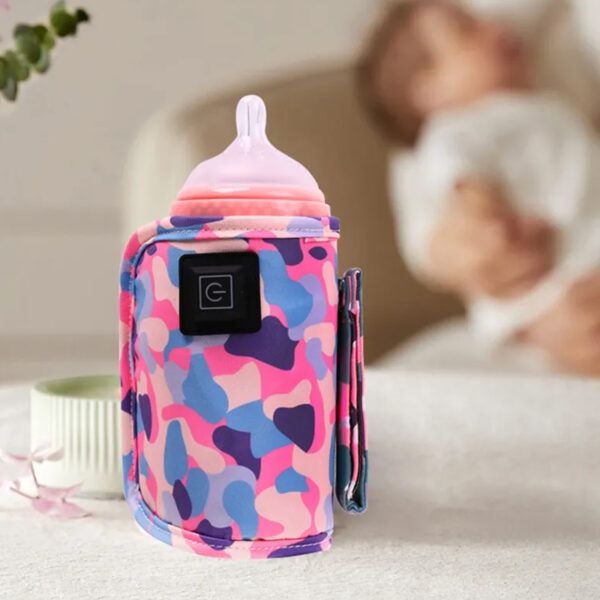 3 Temperature Insulated Milk Baby Bottle Warmer- USB Plugged-in_9