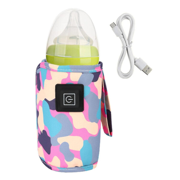 3 Temperature Insulated Milk Baby Bottle Warmer- USB Plugged-in_4