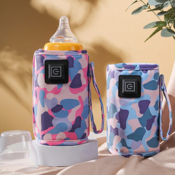 3 Temperature Insulated Milk Baby Bottle Warmer- USB Plugged-in_5
