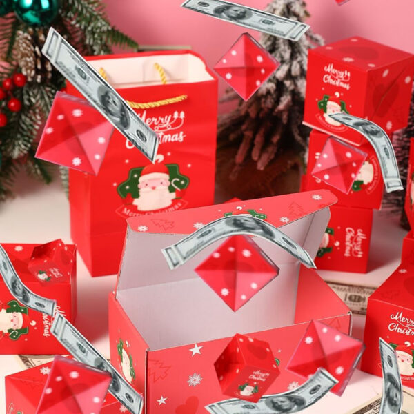 10 Jumps DIY Folding Paper Box Surprise Explosion Greeting Gift Box_11