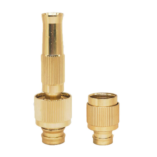 High-Pressure Jet Spray Brass Booster Water Spray Nozzle and Connector_1