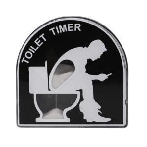 5-minute Toilet Hourglass Sand Timer and Decompression Toy- Men and Women