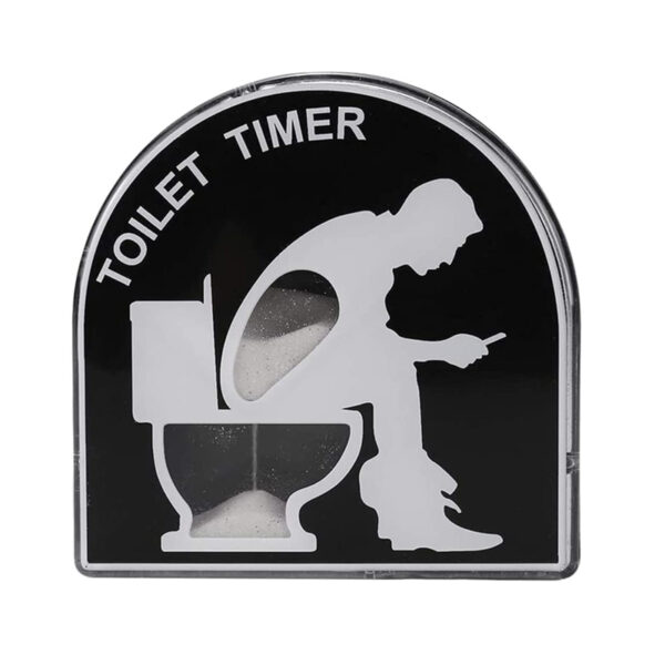5-minute Toilet Hourglass Sand Timer and Decompression Toy- Men and Women_0