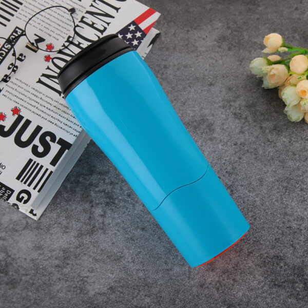 500ml Double Layer Insulated No Falling Beverage Water Bottle Travel Mug_11
