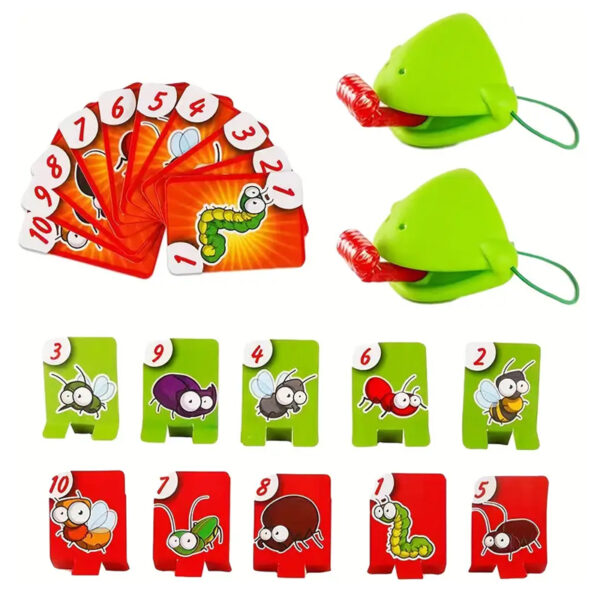 Interactive Family Toy Tongue Sticking Out Board Game in Frog Design_3