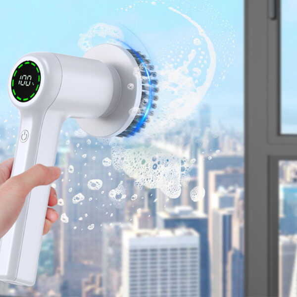 Portable Cordless Electric Spin Scrubber Multifunctional Cleaning Brush USB -Rechargeable_7