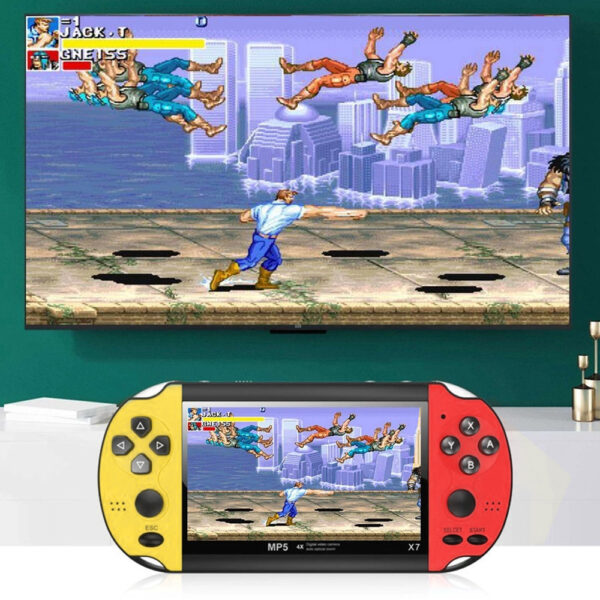 X7 Game Console 4.3-inch Dual Joystick 8 Emulator GBA Arcade - USB Charging_4